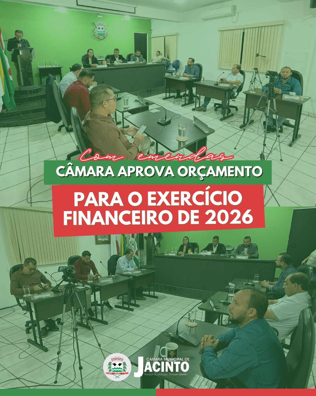Com emendas, Câmara aprova orçamento para o Exercício Financeiro de 2026