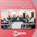 Legislativo realiza 1ª Reunião Ordinária do ano de 2023