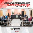 Legislativo realiza primeira Reunião Extraordinária no ano de 2023