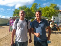 Vereadores Nilson e Getúlio visitam Feirinha da Agricultura Familiar 
